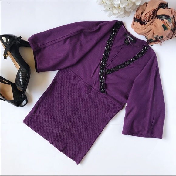 Style & Co Petite Sweater Top Jewele… - Picture 2 of 4